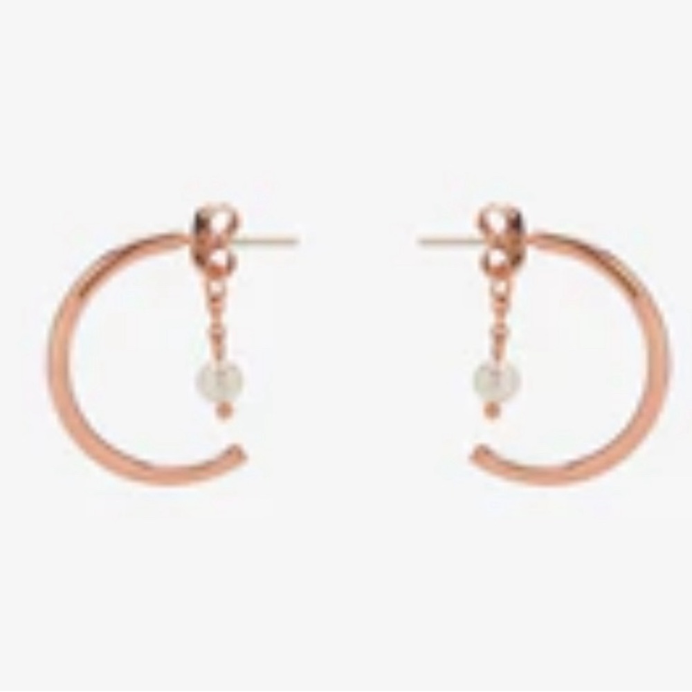 Puravida rose gold earrings